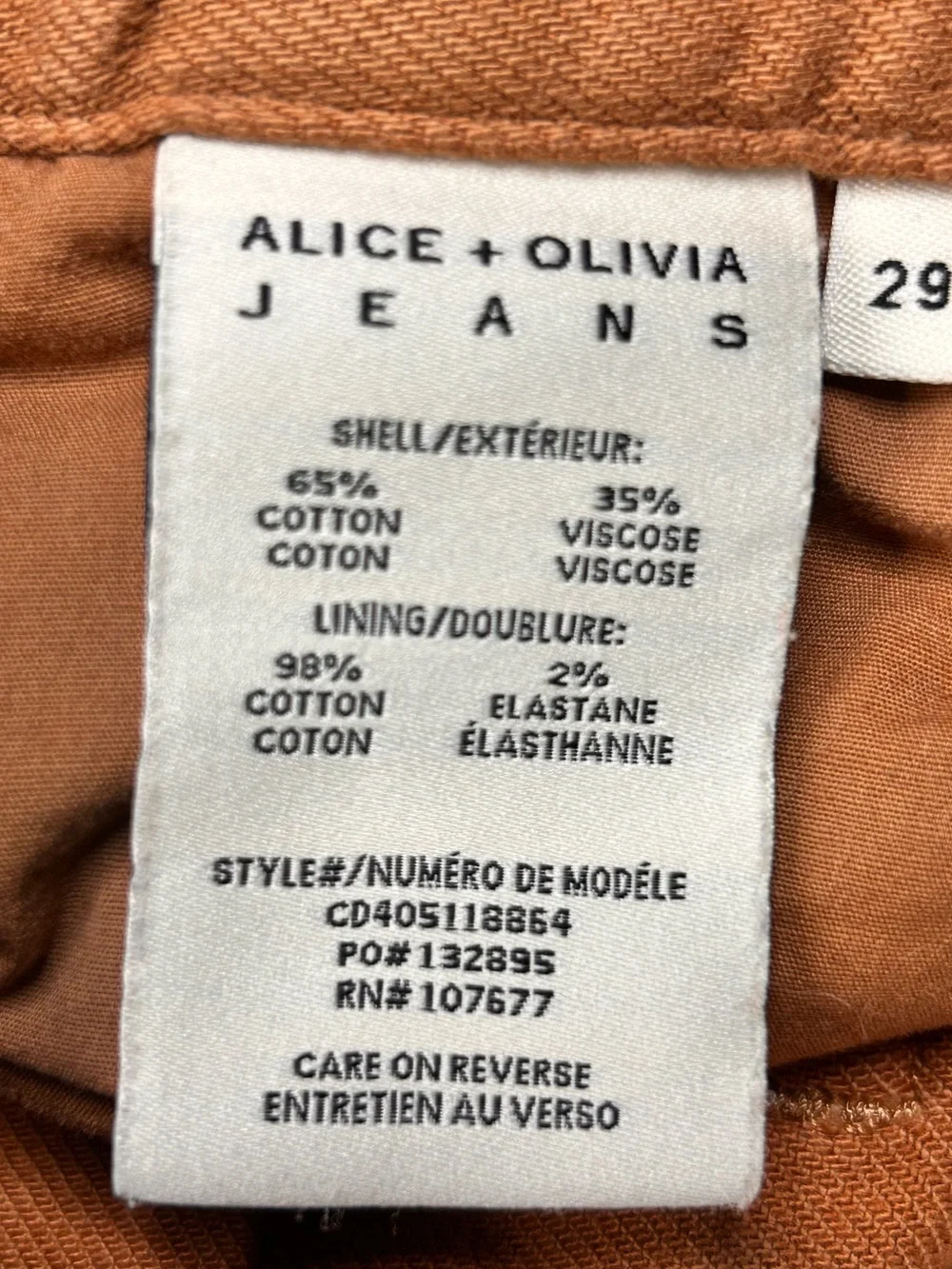Alice + Oliva Cay Cargo Jeans 29 Wide Leg Boho Utility Slouchy - Picture 10 of 12